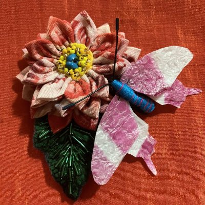 画像1: 台湾の花　100元札と蝶2