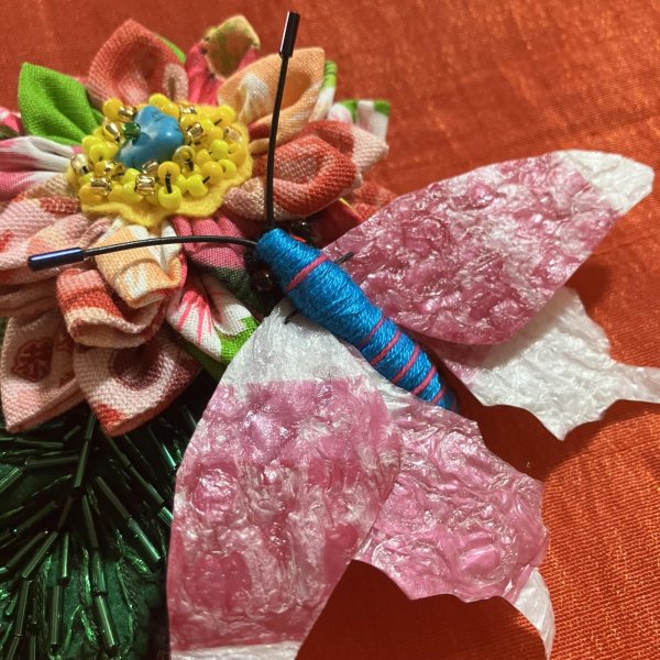 画像2: 台湾の花　100元札と蝶1 (2)